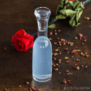 DIY Rose Water Recipe with Tips for Benefits + Uses {Infusion Method}