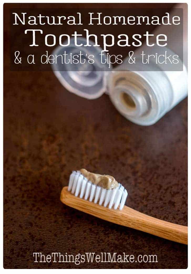 Natural Homemade Toothpaste Recipes & Tips From a Dentist - Oh, The ...