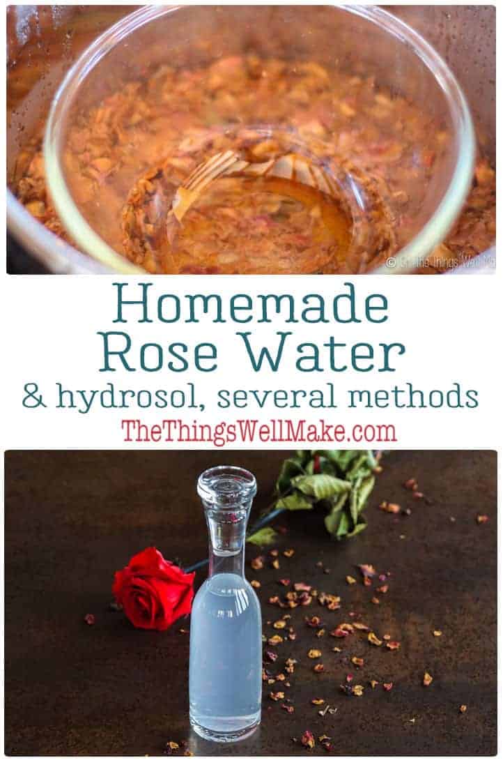How to Make Rose Water and Rose Hydrosol Oh, The Things We'll Make!