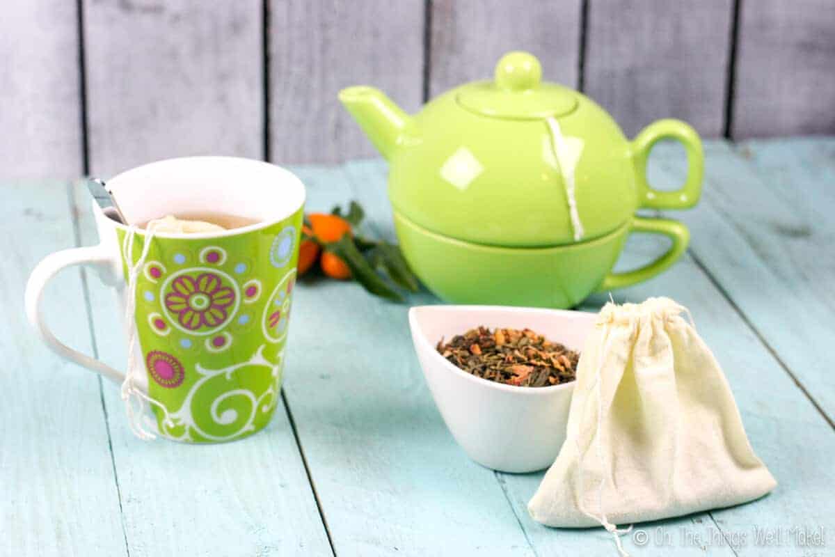 Quick and Easy DIY Reusable Tea Bags (From a Sleeve) Oh, The Things