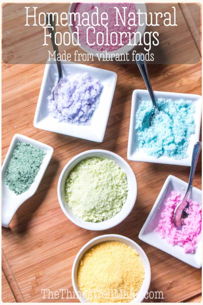 Homemade food coloring. Avoiding artificial  Homemade recipes, Natural  food coloring, Food