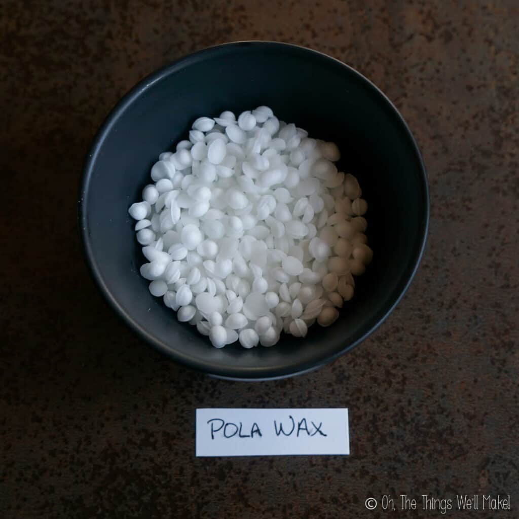 A bowl of Polawax emulsifier