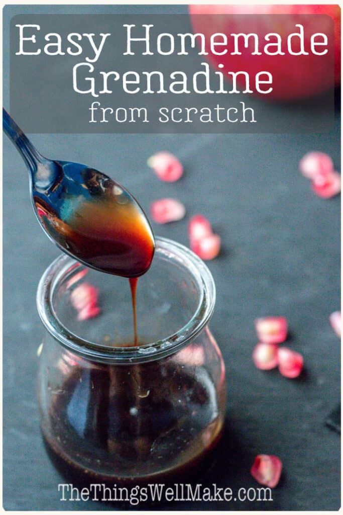 How to Make Grenadine Syrup from Scratch - Oh, The Things We'll Make!
