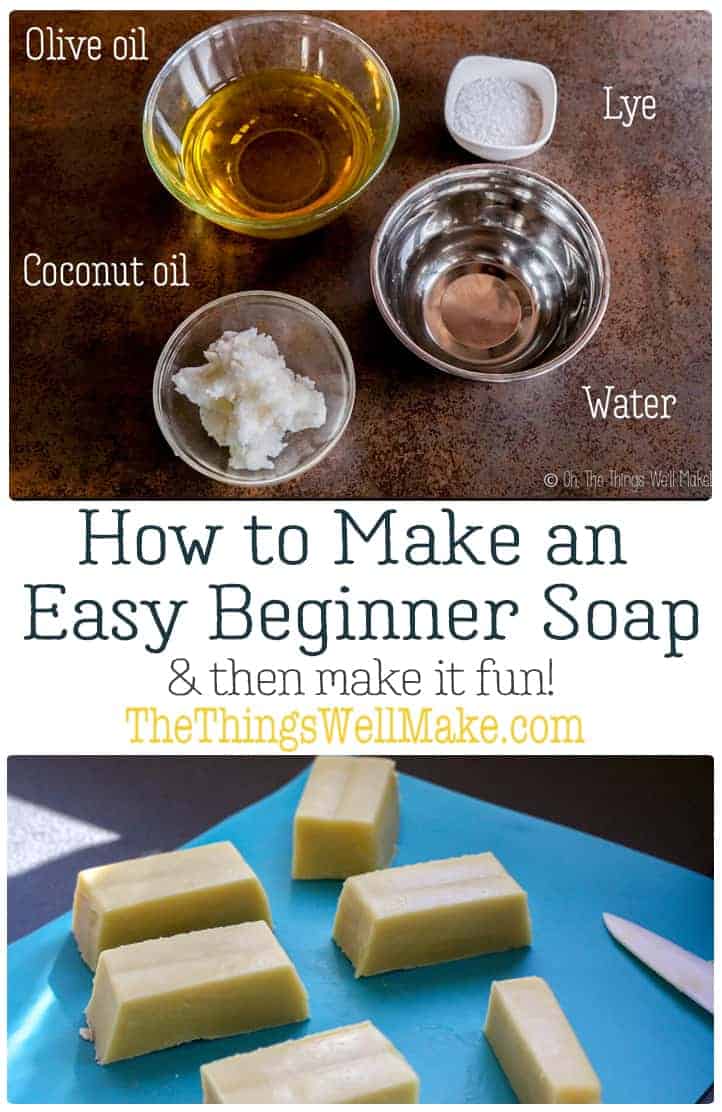 Making an Easy, Basic Beginner Soap, and Then Making it Fun!! Oh, The
