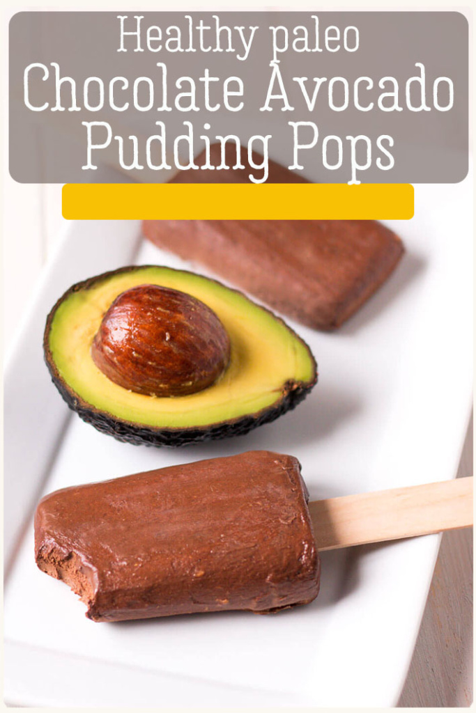 Smooth and creamy, these paleo chocolate avocado pudding pops seem indulgent, but are a fun, no-guilt treat that is perfect for chocolate lovers. #thethingswellmake #miy #chocolate #avocado #paleo #vegan #healthyrecipes #popsicles #frozentreats