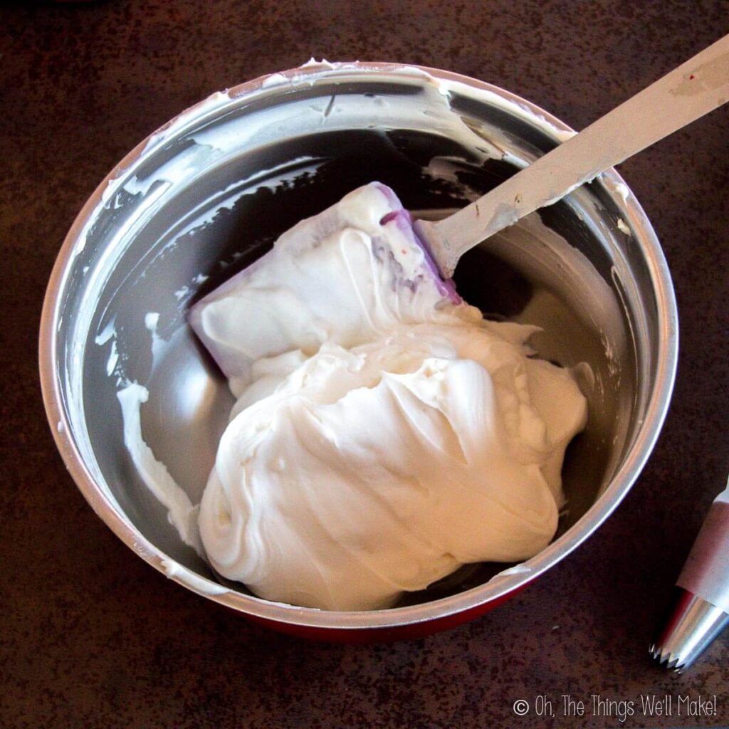 Closeup of whipped body butter
