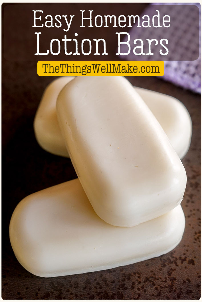 Easy Lotion Bars - Oh, The Things We'll Make!