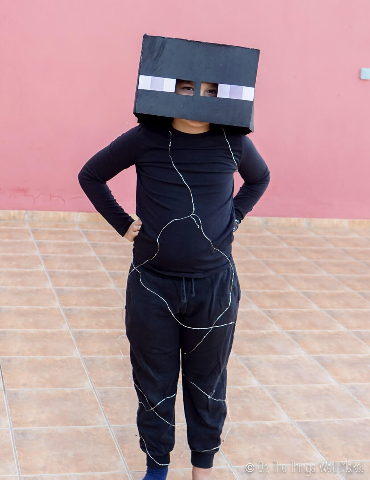 Easy Comfortable DIY Enderman Costume (Minecraft) Oh, The Things We