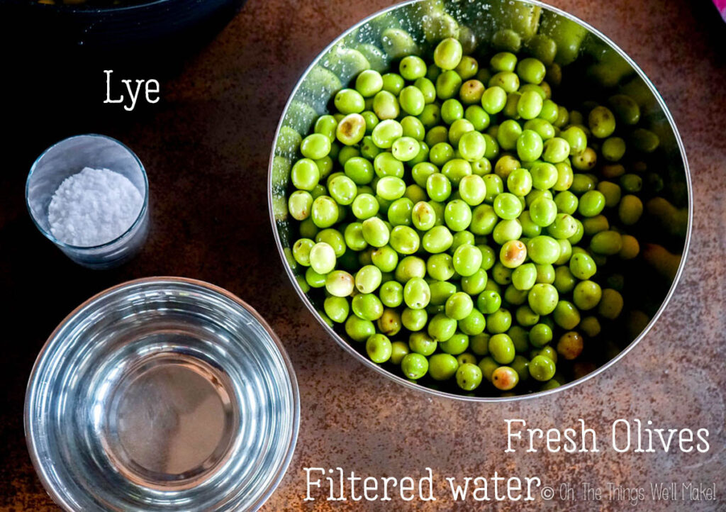How to Make Lye Cured Olives A Step by Step Tutorial Oh, The Things