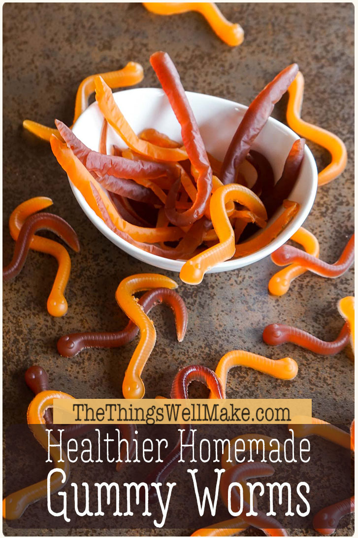 Healthier Homemade Gummy Worms (And Leeches) Oh, The Things We'll Make!