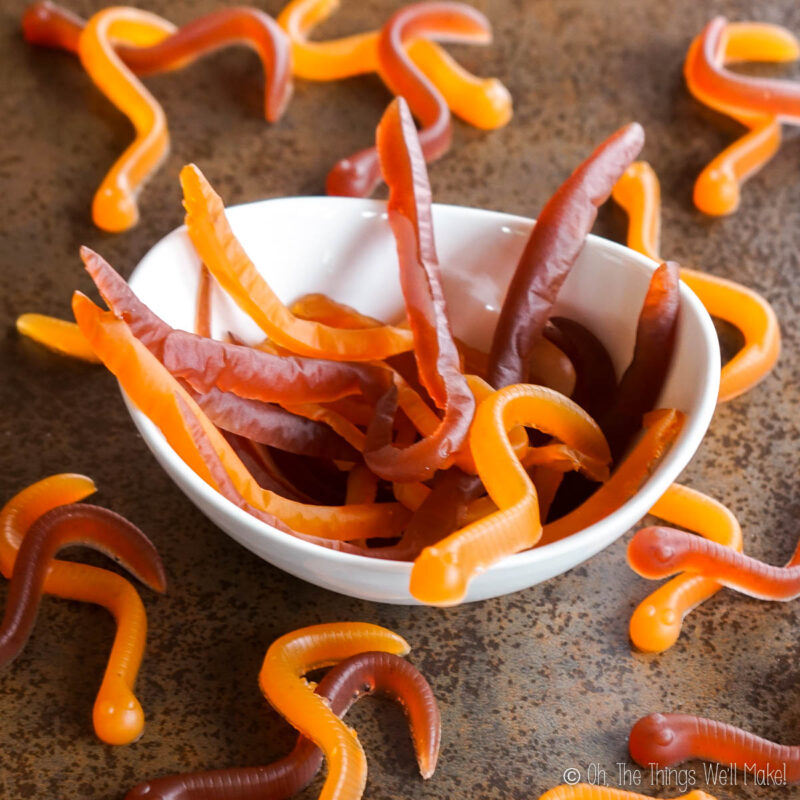 Healthier Homemade Gummy Worms (And Leeches) Oh, The Things We'll Make!