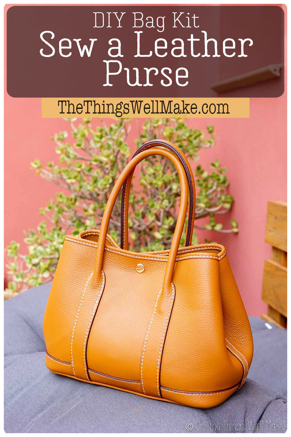 How to Make a Leather Purse Oh, The Things We'll Make!