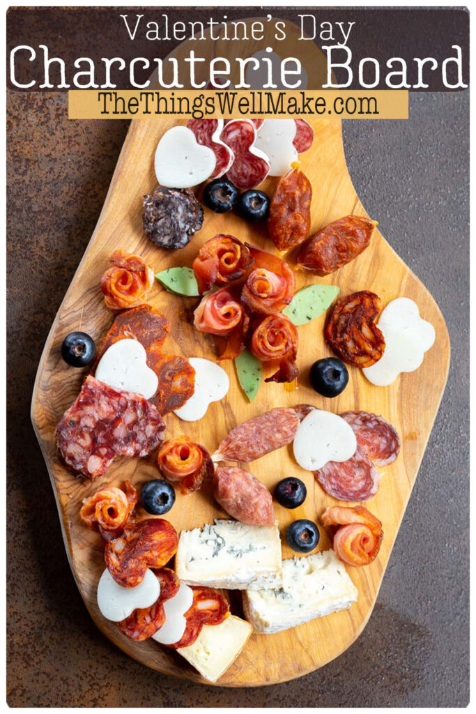 Perfect for parties or a romantic meal, this festive Valentine's charcuterie board combines hearts and roses of meats and cheese for a fun and creative appetizer or small meal. #charcuterieboard #valentinesdayrecipes #charcuterieboard #carnivorediet #carnivorerecipes