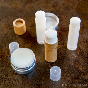 Various tubes and a tin of tallow lip balm