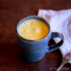butter egg latte in a mug